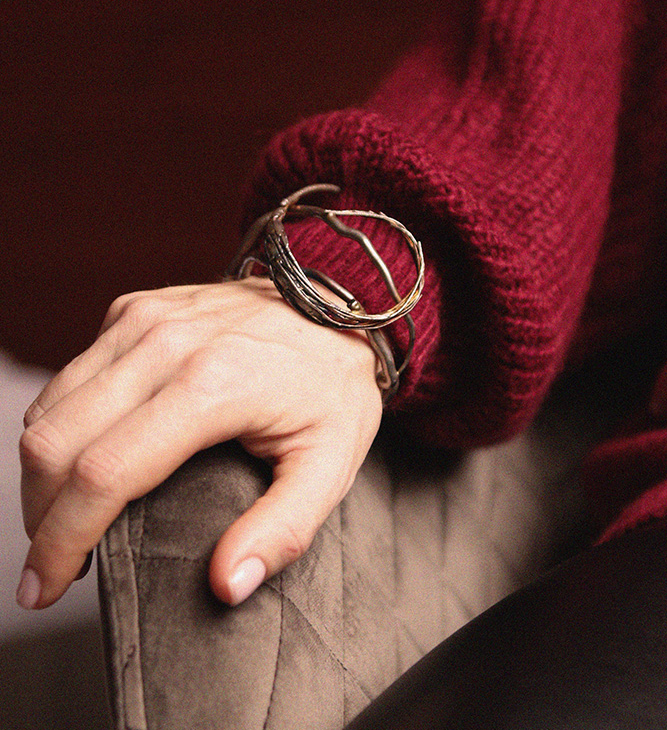 Браслет в серебре Flora, Пшеница, фото 3