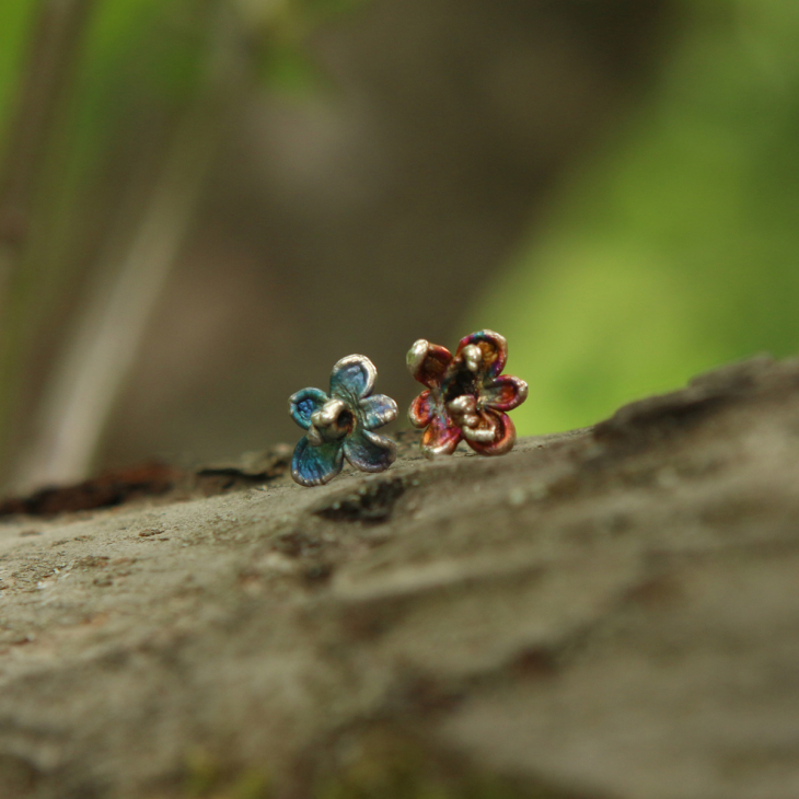 Серьги в серебре Fleur de Magique, Сирень, фото 3