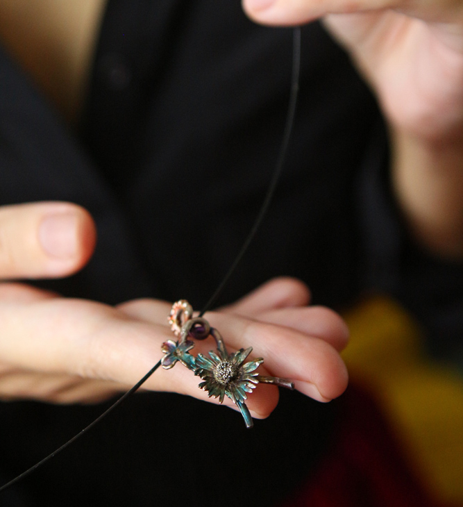 Кулон в серебре Fleur de Magique, Ромашка, фото 2