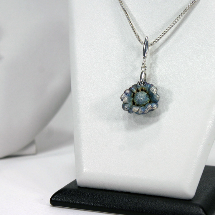 Кулон в серебре Fleur de Magique, Хризантема, фото 2