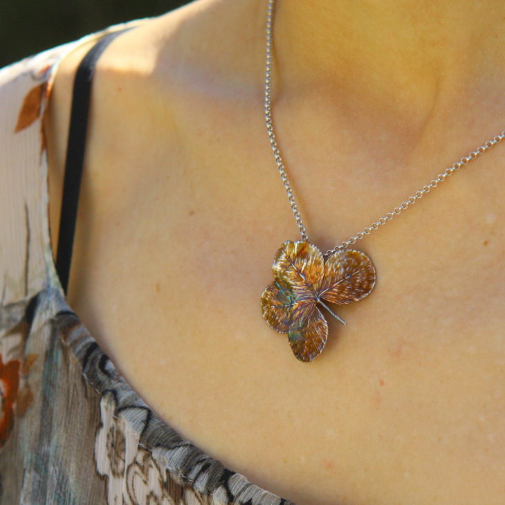 Pendant in silver, Clover, фото 2