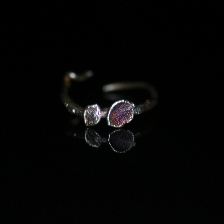 Ring in silver, Hydrangea , фото 3