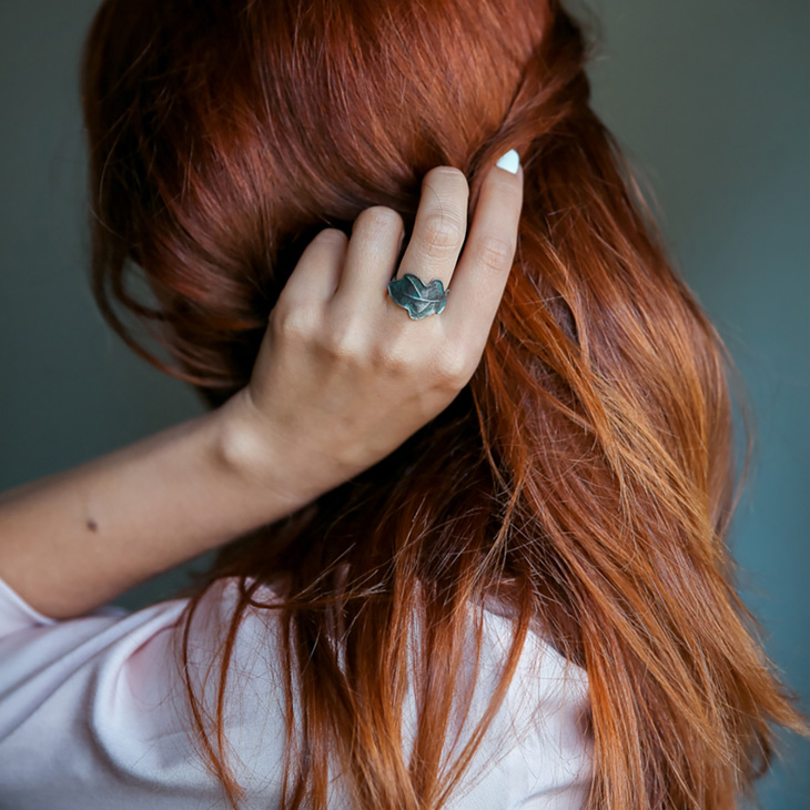 Кольцо в серебре Love Alchemy, Дуб, фото 3