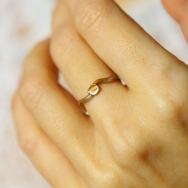 Ring in silver, Hydrangea , фото 2