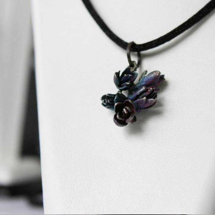 Кулон в серебре Fleur de Magique, Туя, фото 2