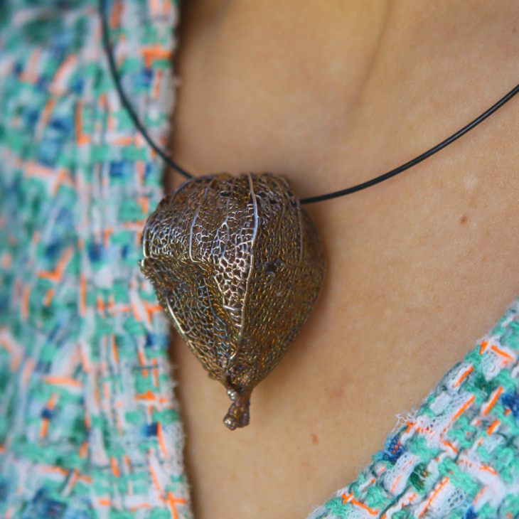 Pendant in silver, Physalis, фото 2