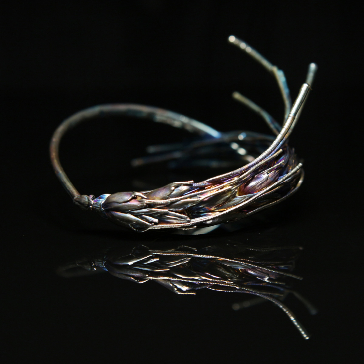 Браслет в серебре Flora, Пшеница, фото 2