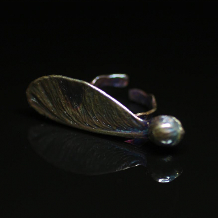 Кольцо в серебре Love Alchemy, Клен, фото 2