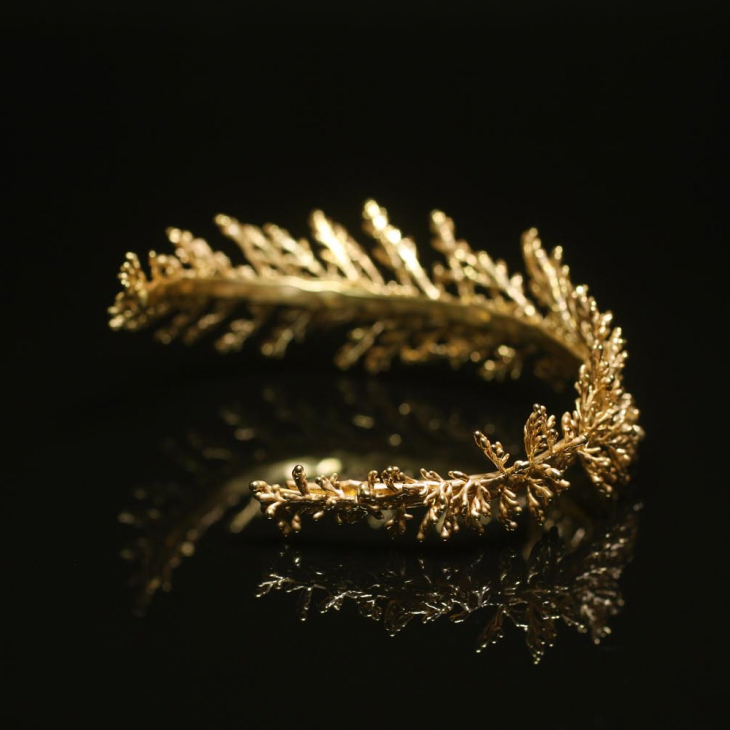 Браслет Flora в золоте, Тысячелистник, фото 5