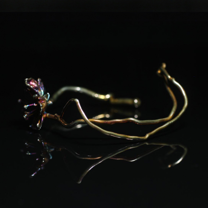 Браслет в серебре Fleur de Magique, Абрикос, фото 3