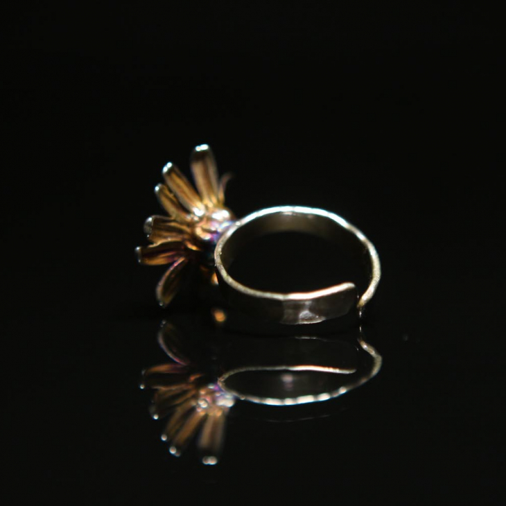 Кольцо в серебре Fleur de Magique, Ромашка, фото 2