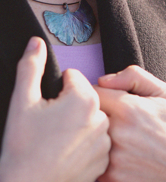 Кулон в серебре Love Alchemy, Гинкго, фото 2