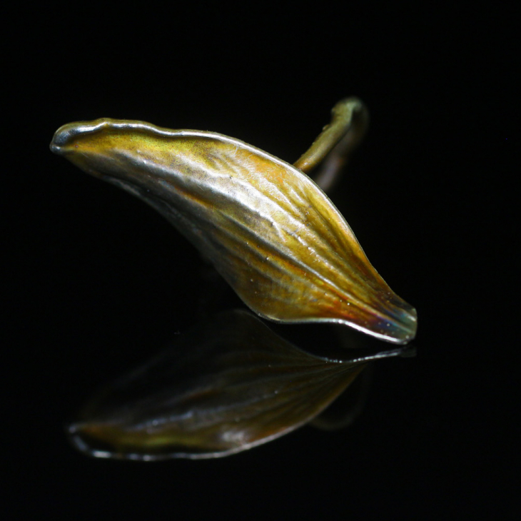 Ring in silver,orchid, фото 4