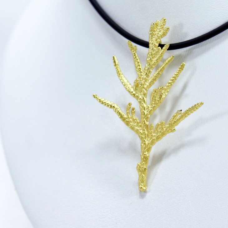 Кулон в золоте Mystique, Туя, фото 3