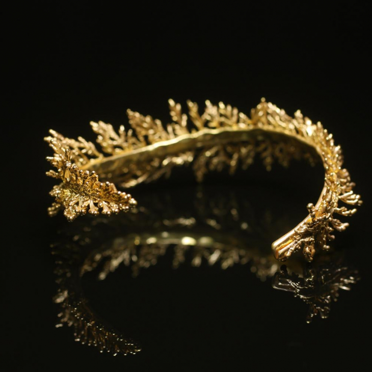 Браслет Flora в золоте, Тысячелистник, фото 3