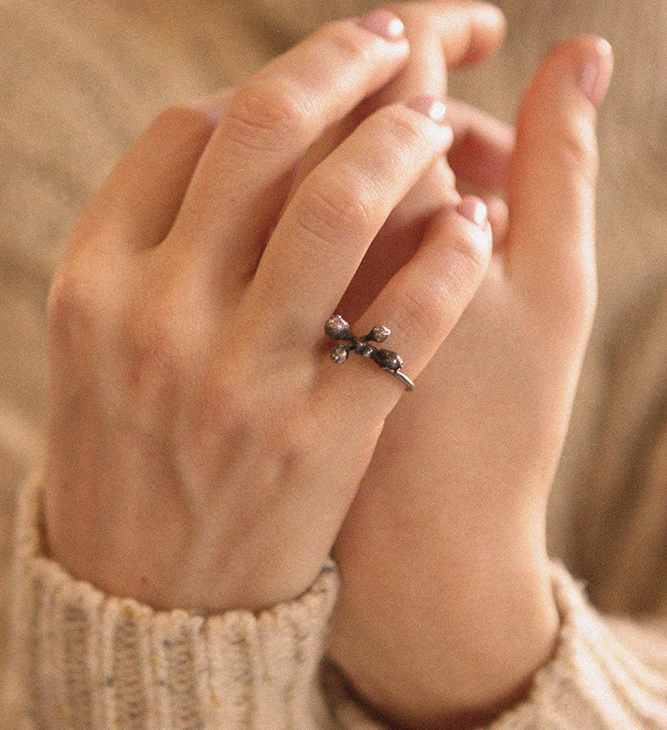 Кольцо в серебре Love Alchemy, Дикие Травы, фото 2