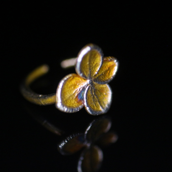 Ring in silver, Hydrangea , фото 4