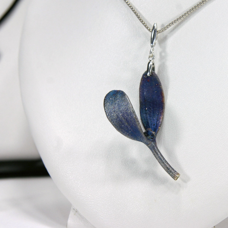 Кулон в серебре Poison, Омела, фото 2