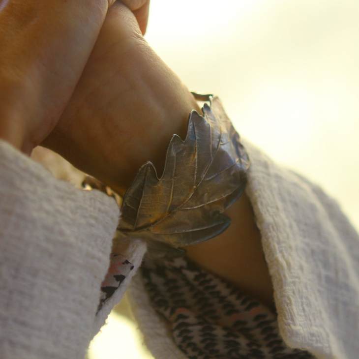 Bracelet in silver ,Oak, фото 2