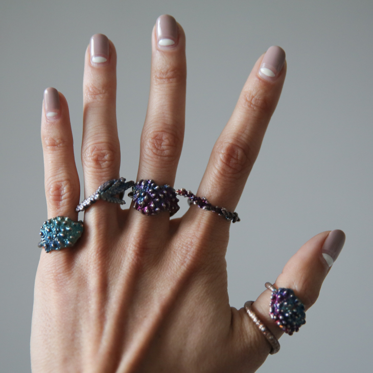 Кольцо в серебре Love Alchemy, Личи, фото 5