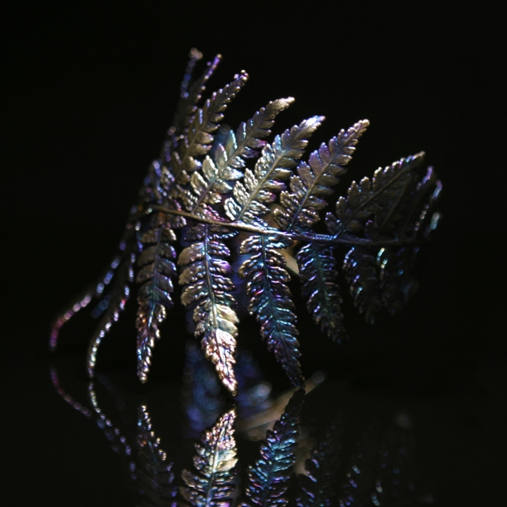 Браслет Fern Flower в серебре, Папоротник, фото 2