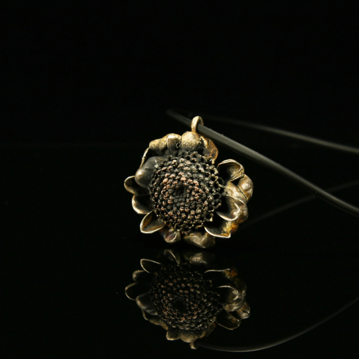 Кулон в серебре Fleur de Magique, Хризантема, фото 1