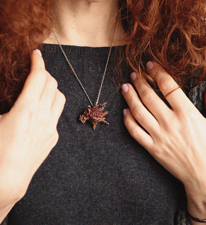 Кулон в серебре Fleur de Magique, Цветение Огурца, фото 2