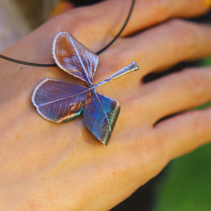 Pendant in silver, Clover, фото 4