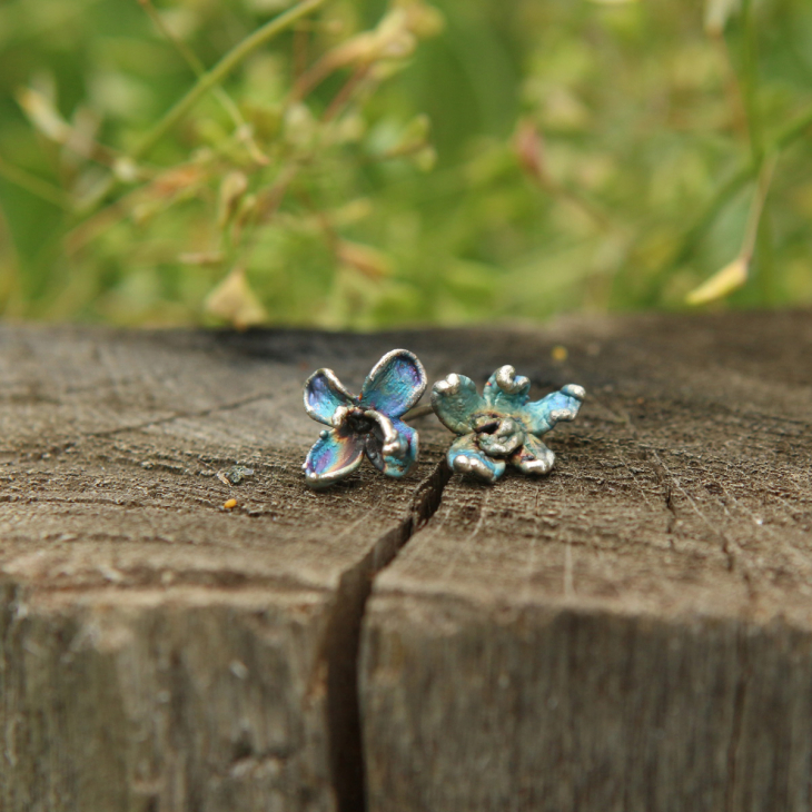 Серьги в серебре Fleur de Magique, Сирень, фото 2