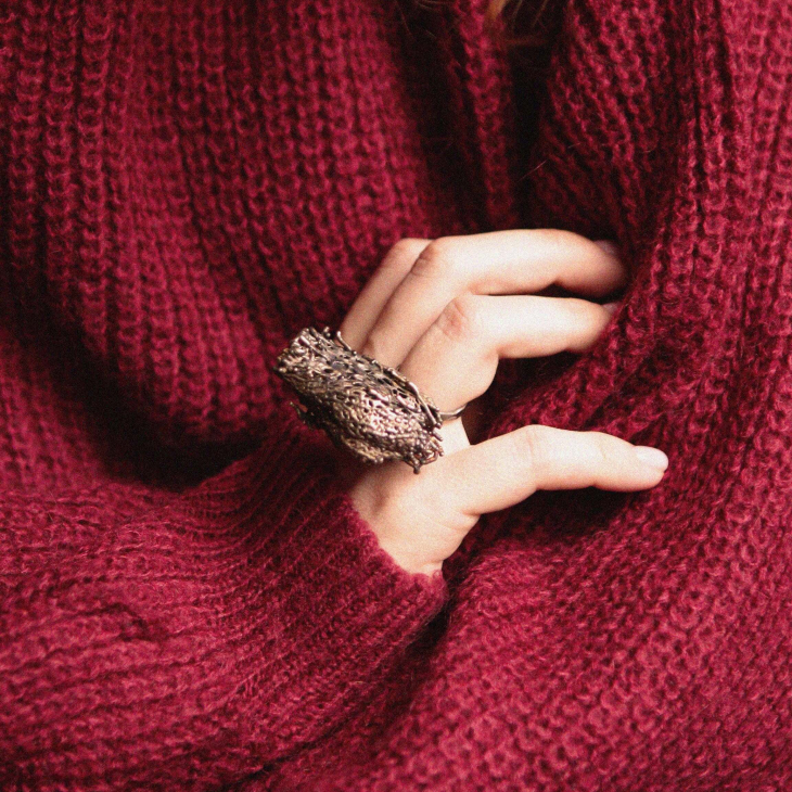 Кольцо в серебре Love Alchemy, Эхиноцистис, фото 5