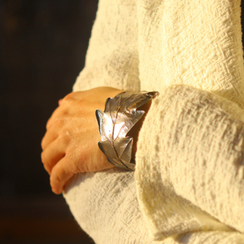 Bracelet in silver ,Oak
