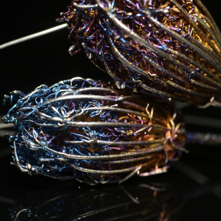 Серьги в серебре Fleur de Magique, Тмин, фото 5