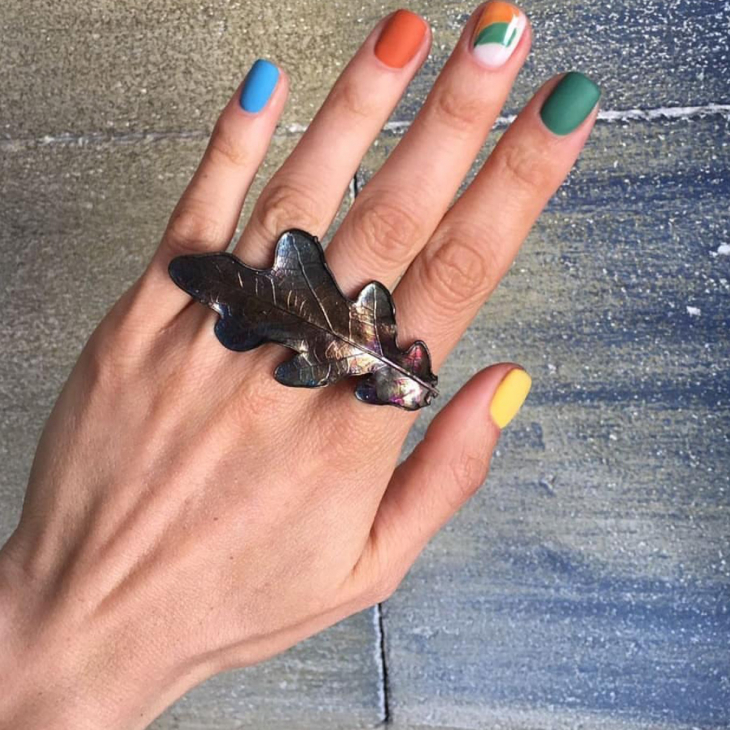 Кольцо в серебре Love Alchemy, Дуб, фото 5