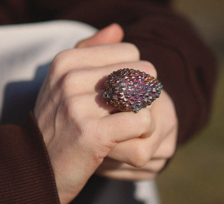 Кольцо в серебре Love Alchemy, Личи, фото 3