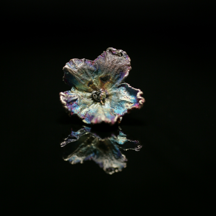 Кулон в серебре Fleur de Magique, Фиалка, фото 1