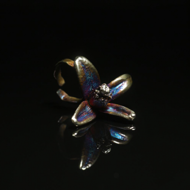Кольцо в серебре Fleur de Magique, Апельсин, фото 1