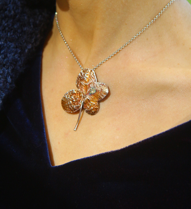 Pendant in silver, Clover, фото 3