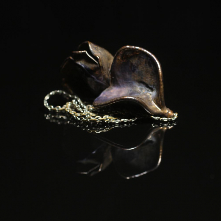 Кулон в серебре Fleur de Magique, Бегония, фото 3