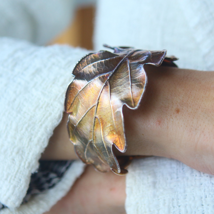 Bracelet in silver ,Oak, фото 5