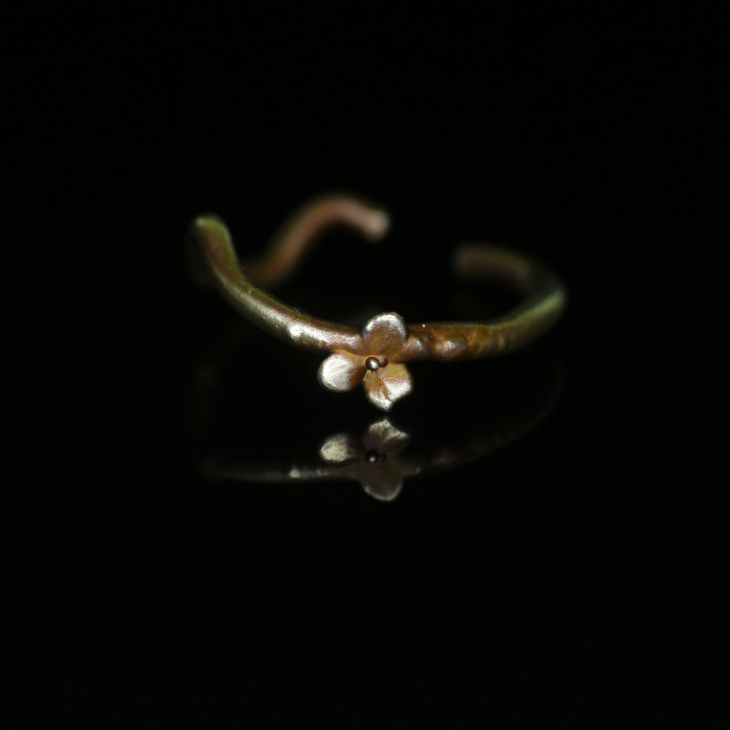 Rings in silver, Hydrangea , фото 1