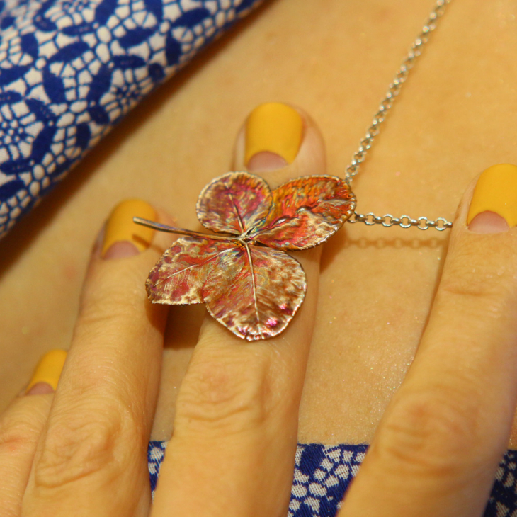 Pendant in silver, Clover, фото 2