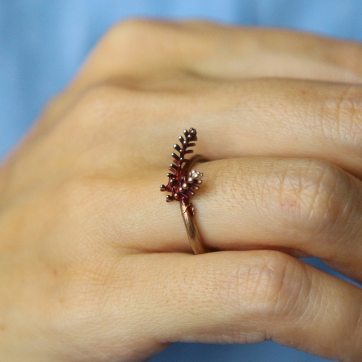 Ring in silver,Calluna, фото 2