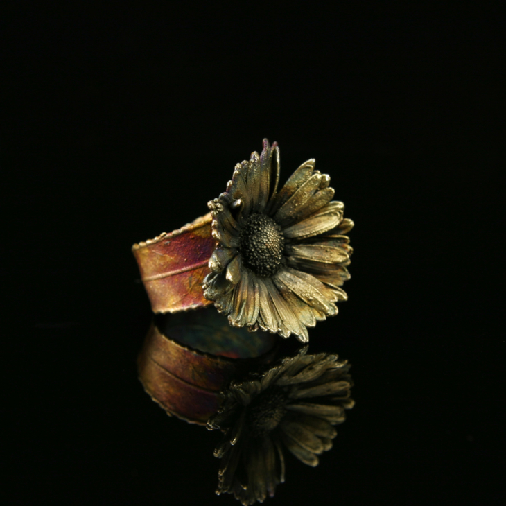 Кольцо в серебре Fleur de Magique, Маргаритка, фото 1