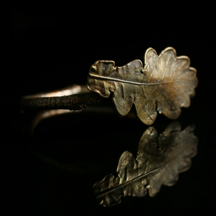 Браслет Power в серебре, Дуб, фото 4