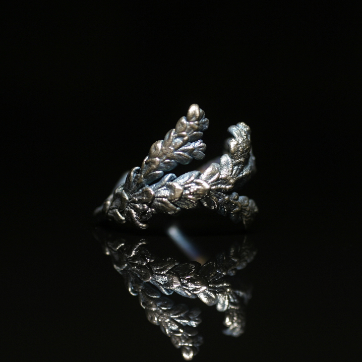 Кольцо в серебре Mystique, Платикладус, фото 1