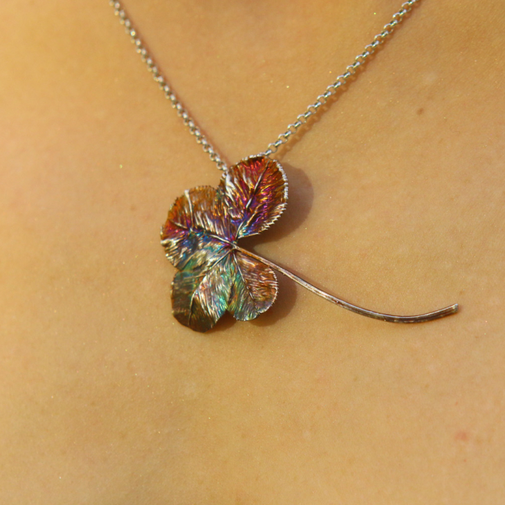 Pendant in silver, Clover, фото 4