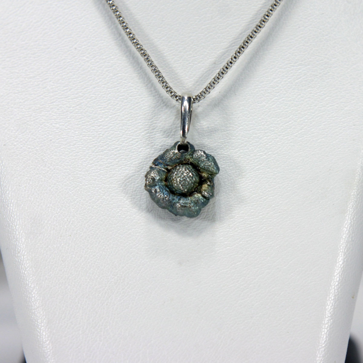 Кулон в серебре Fleur de Magique, Хризантема, фото 2