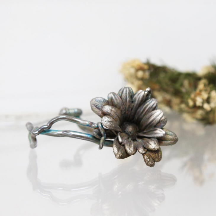 Браслет в серебре Fleur de Magique, Хризантема, фото 1