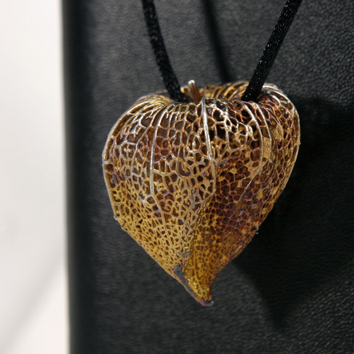 Кулон в серебре Gothica, Физалис, фото 2