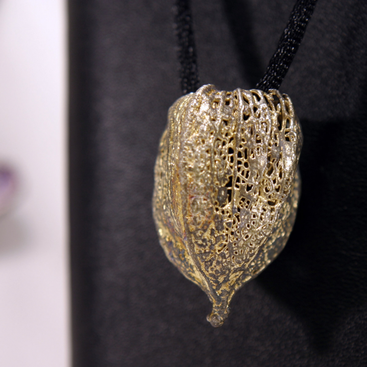 Кулон в серебре Love Alchemy, Физалис, фото 2